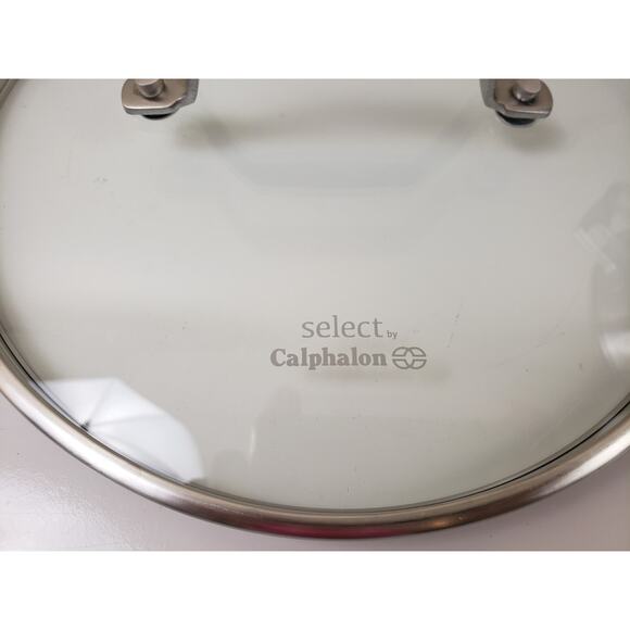 Calphalon Select 8qt Hard Anodized Nonstick Pan Pot Steamer Pasta Cooker Lit - Picture 5 of 10